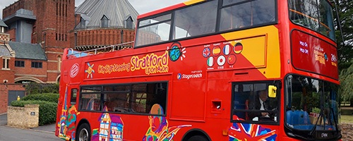 open top tour bus